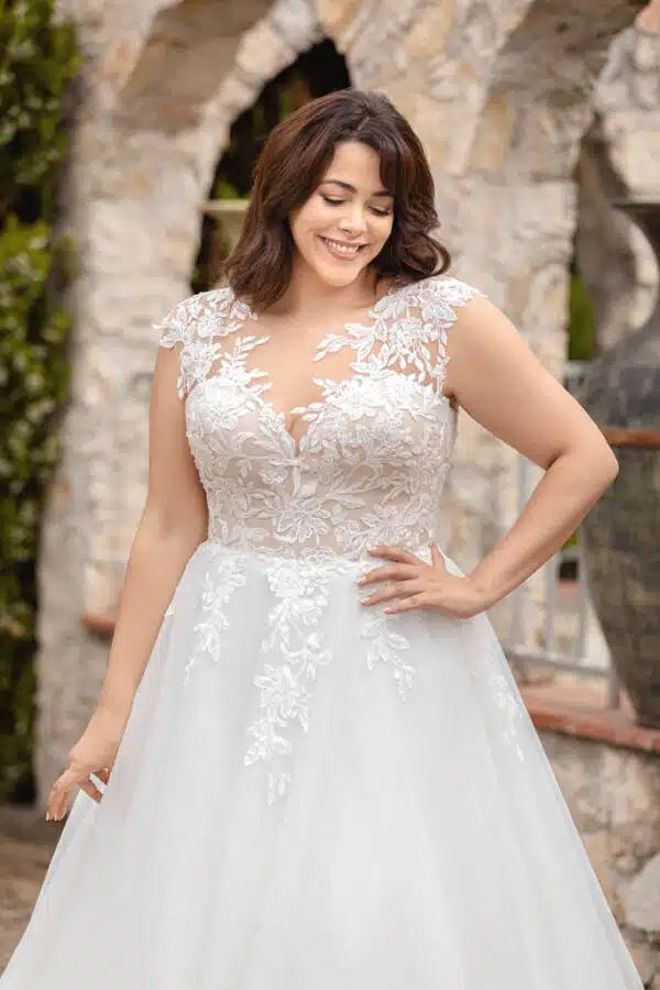 robe de mariee curvy 25802 3